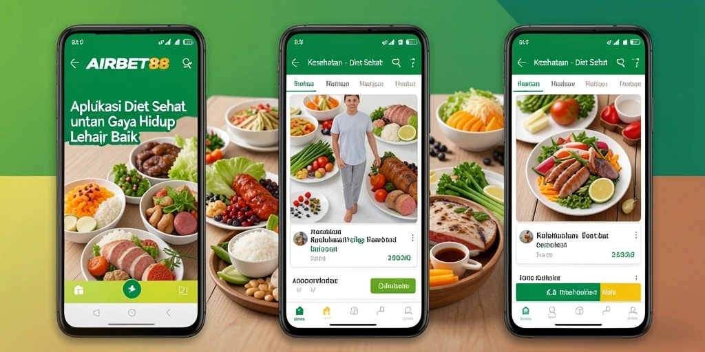 Tampilan antarmuka AIRBET88 yang menarik dan fungsional untuk Diet Sehat.
