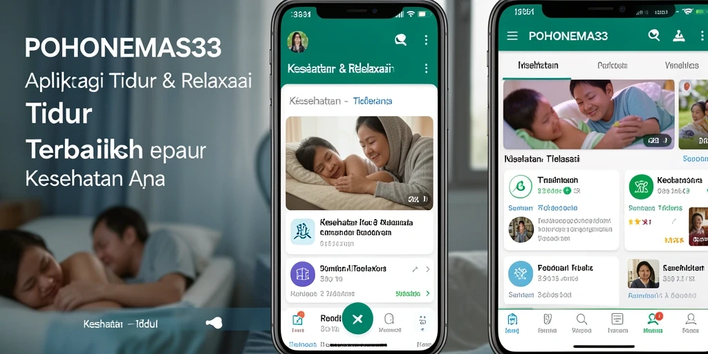 Tampilan antarmuka POHONEMAS33 dengan fungsi relaksasi yang nyaman.